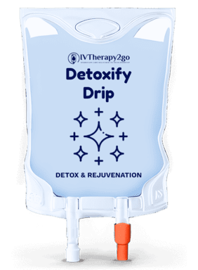 Detoxify drip IV bag product card
