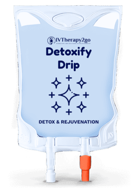 Detoxify drip IV bag product card