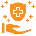 Healthcare Protection Hand Icon